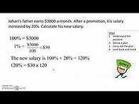 Video thumbnail for Find New Salary increase by percentage