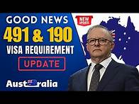 Video thumbnail for Good News: Subclass 491 & 190 Visa Requirement for Year 2024 | Australian Immigration Updates
