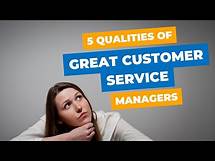 Video thumbnail for 5 Qualities of Great Customer Service Managers
