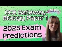 Video thumbnail for OCR Gateway | GCSE Biology | Paper 1 | 2025 Exam Predictions