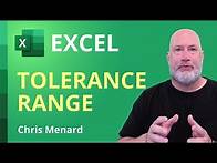 Video thumbnail for Calculate a tolerance range using Excel's IF and ABS functions