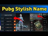 Video thumbnail for How to Change Pubg Stylish Name PUBG me name kaise change kare PUBG account name change with Space