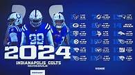 Video thumbnail for Colts announce 2024 regular season schedule