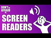 Video thumbnail for How do Screen Readers work?