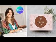 Video thumbnail for Create a Wedding Thank You Card in Canva | 2024 Tutorial (Part 2)