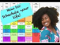 Video thumbnail for Get your life!! How to Create a Schedule (College, Studying, Time Management, Organization)