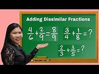 Video thumbnail for ADDING DISSIMILAR FRACTIONS