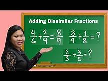 Video thumbnail for ADDING DISSIMILAR FRACTIONS