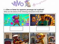 Video thumbnail for Vivo (2021) Film - Spanish worksheet KS3 | Teaching Resources