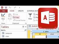Video thumbnail for Creating a students table in a MS Access College Database