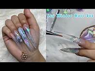 Video thumbnail for ICY STILETTO NAILS! EXTRA LONG SET | Polygel Nail Tutorial