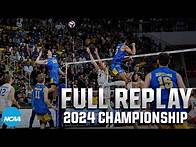 Video thumbnail for UCLA vs. Long Beach State: 2024 NCAA men's volleyball championship | FULL REPLAY