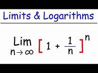 Video thumbnail for Limits and Logarithms