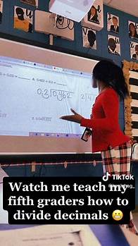 Video thumbnail for Kenisha Gage (@kenishag_) - Teaching Fifth Graders How to Divide Decimals