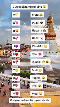 Video thumbnail for Cute Nicknames for Girls to Share with Friends