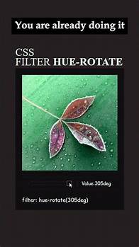 Video thumbnail for Interactive CSS Hue-Rotate Filter | Dynamic Image Effects with Range Slider |#shorts #frontend #css