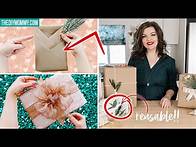Video thumbnail for How to Wrap a Gift | 10 AMAZING HACKS! | The DIY Mommy
