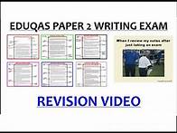 Video thumbnail for EDUQAS GCSE English Language Paper 2 writing revision podcast