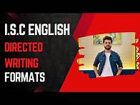 Video thumbnail for Master ISC Directed Writing Formats | Complete Guide for Class 11 & 12 | Aryan Tutorials |