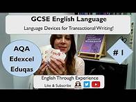 Video thumbnail for GCSE English Language: Paper 2 - Devices and effects for Transactional Writing #1