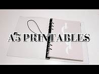 Video thumbnail for A5 PRINTABLES | A5 PLANNER SETUP | HOW I PRINT PLANNER INSERTS