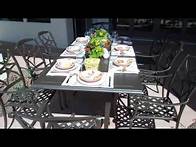 Video thumbnail for Wiltshire Dining Set by Woodard