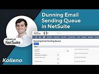 Video thumbnail for NetSuite Tutorial | Sending Dunning Letters Manually via the Dunning Email Sending Queue