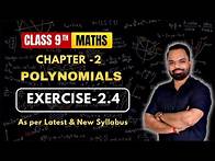 Video thumbnail for EXERCISE 2.4 CLASS 9 MATHS | Algebraic Identities Class 9 Maths