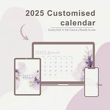 Video thumbnail for Editable 2025 Calendar Templates | Fully Editable for Free in Canva | 2025 Calendar Printable | Digital Calendar - Etsy