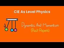 Video thumbnail for Dynamics & Momentum - As Level Physics Past Papers (9702)