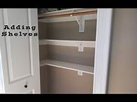 Video thumbnail for DIY $25 a Shelf. How to add Shelves to a closet. Making your closet more useful & organized.