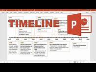 Video thumbnail for How to make a timeline in powerpoint