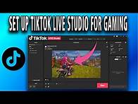 Video thumbnail for How to Set Up TikTok Live Studio for Gaming - Full Guide