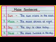 Video thumbnail for Make Sentences in English from 10 words | Make Sentence | Learn How to Make Sentences in English