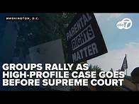Video thumbnail for WATCH LIVE: Rallies ensue around Supreme Court over case on LGBTQ-inclusive books in schools