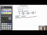 Video thumbnail for Vector Calculations & 3D Graphing on the Casio FX CG50AU