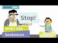 Video thumbnail for What are sentences? | Oxford Owl