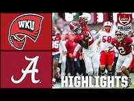 Video thumbnail for Western Kentucky Hilltoppers vs. Alabama Crimson Tide | ESPN College Football