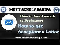 Video thumbnail for How to Get an Acceptance Letter from a Professor? | Benefits | Email Draft | How to send emails |