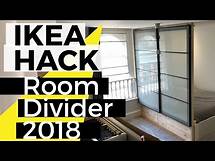 Video thumbnail for Studio Apartment Room Divider - IKEA HACK!