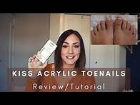 Video thumbnail for KISS Acrylic Toenail Review/Tutorial
