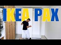 Video thumbnail for IKEA PAX WARDROBE ASSEMBLING ( Part 2 ) | Sliding Doors Assembly