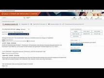 Video thumbnail for Gale Literature Resource Center - Literary Analysis