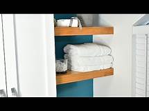 Video thumbnail for Easy wall mounted shelves with hidden support.