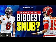 Video thumbnail for 2025 Pro Bowl Rosters Revealed: Who is the bigger snub Patrick Mahomes or Baker Mayfield?