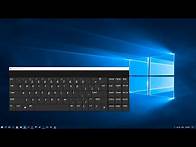 Video thumbnail for On Screen Keyboard In Windows 10 and Changing the Keyboard Language