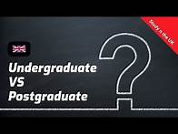 Video thumbnail for Undergraduate vs Postgraduate | Study in the UK