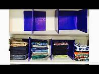 Video thumbnail for How to make shelf divider | closet organization diy from cardboard | Zero cost |