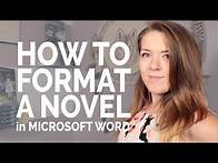 Video thumbnail for How To Format a Novel in Microsoft Word - Self-Publishing
