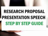 Video thumbnail for Research Proposal Presentation Speech